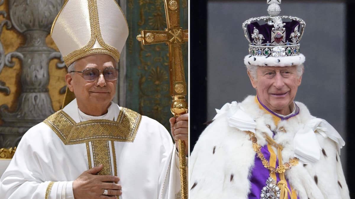 Mbreti Charles III. Urime Papa i ri Leo XIV.