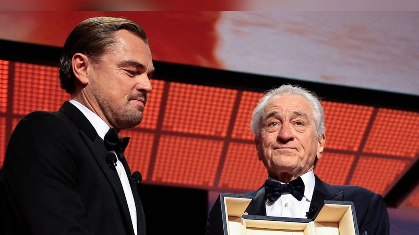 Robert de Niro në Kanë: Palm Nderi nga Leo DiCaprio i prezantuar