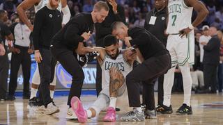 Basketboll – NBA – Boston humbet yllin e saj Jayson Tatum