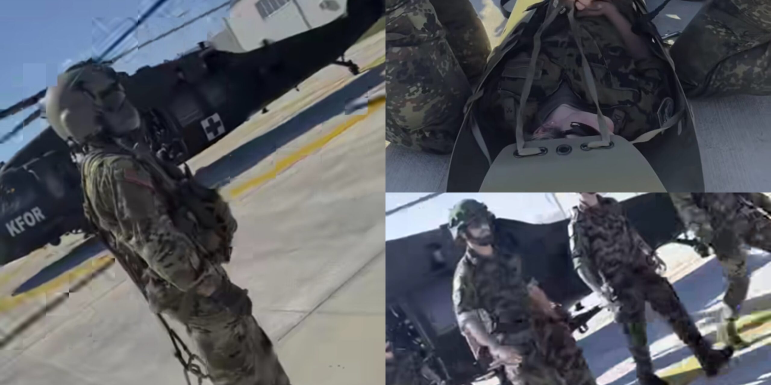 Njësi mjekësore të ushtrisë amerikane stërviten në Prishtinë me ushtarë gjermanë e hungarezë për evakuim të shpejtë ajror