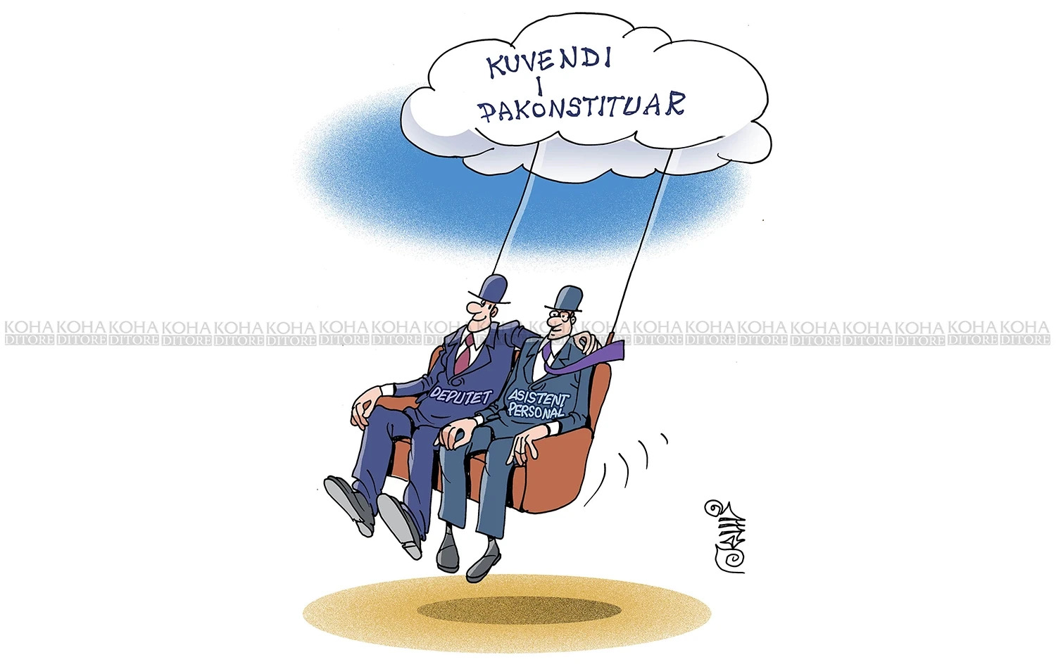 Karikatura e ditës – Deputetët me asistent personal