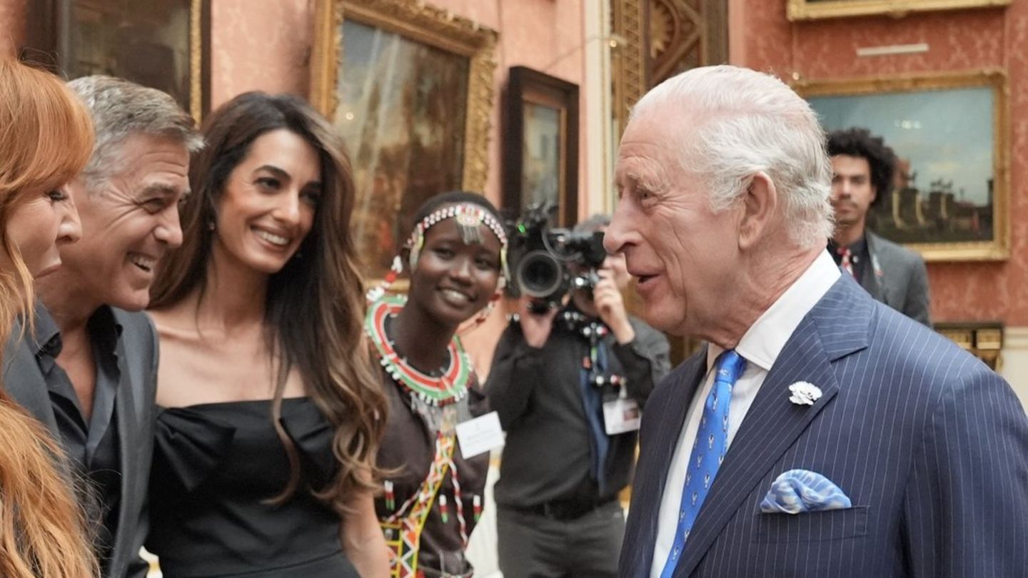 George dhe Amal Clooney: Reunion i lumtur me Charles
