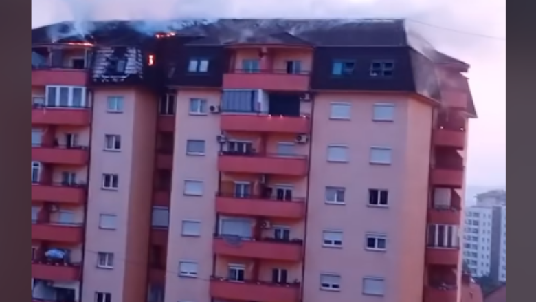 Zjarri në një ndërtesë banimi në lagjen Emshir