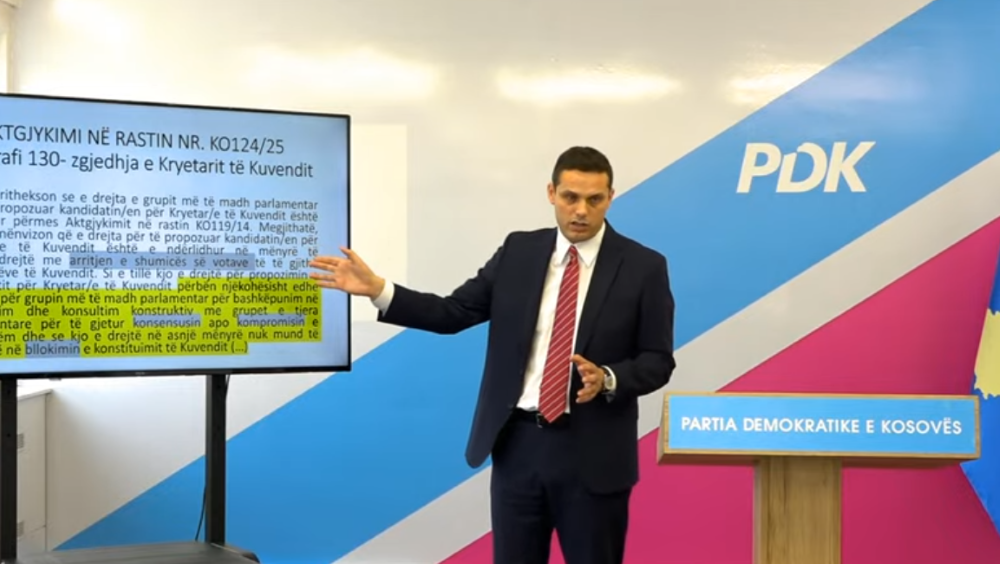 Gruda: Kushtetuesja ka thënë se s’mund të ketë votim të fshehtë, VV detyrohet të arrijë konsensus e kompromis