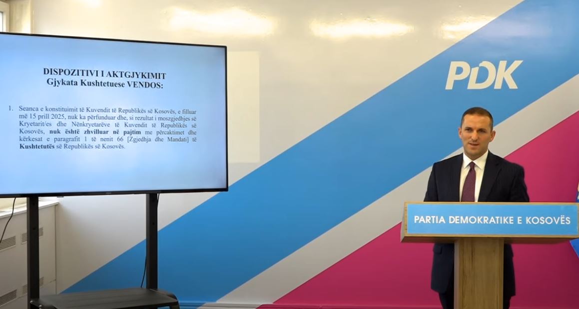 Aktgjykimi i Kushtetueses, PDK: E rëndësishme që përgjegjësi mori emër