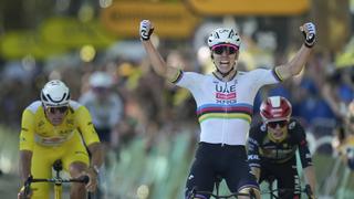 Ciklizmi – Tour de France – Pogacar Bat van der Poel në sprint dhe mban fitoren e tij të 100 -të