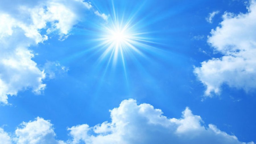 Moti sot: Me diell dhe pjesërisht i vranët, temperaturat deri në 33 gradë Celsius
