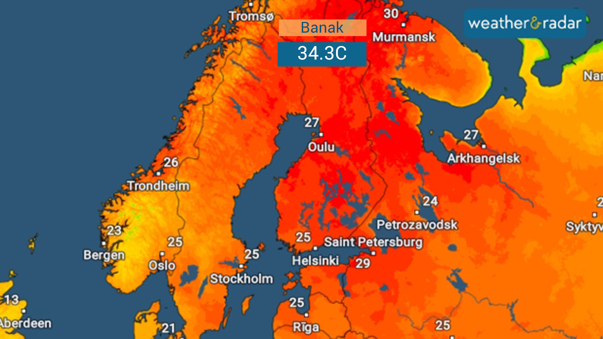 Vendet e ftohta nordike goditen nga temperaturat e larta, ‘përvëlohen’ nga i nxehti i “pa precedent”