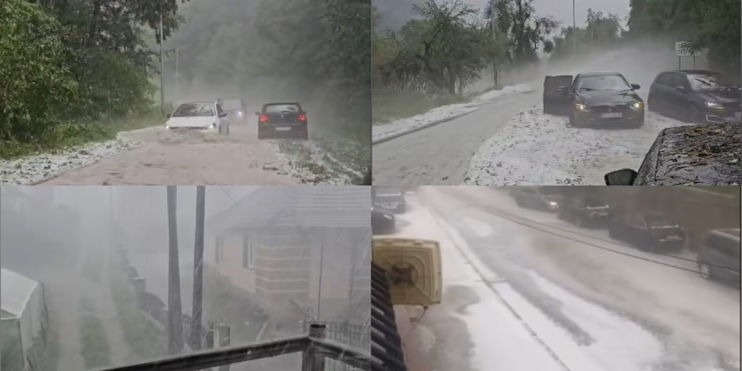 Stuhi shiu e breshëri, vërshohet rruga për në Brezovicë – ndërpritet qarkullimi
