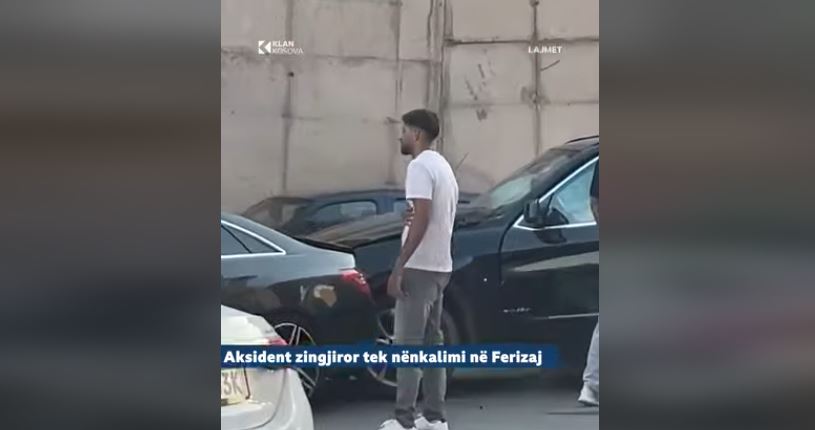 Aksident zinxhiror te nënkalimi në Ferizaj