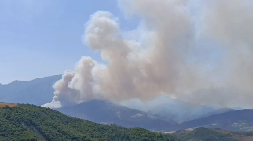 Tjetër vatër zjarri në Gramsh/ Situata kritike në fshatrat Sojnik, Mukaj dhe Kukur