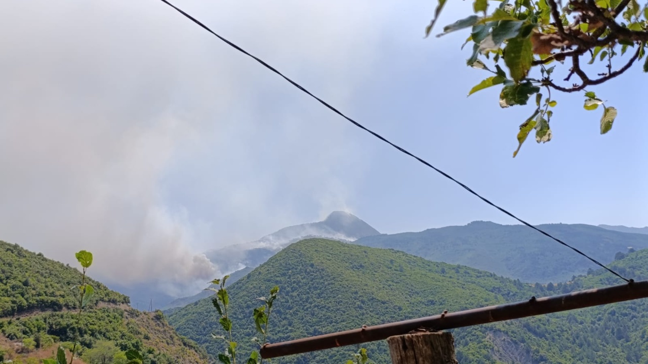 Zjarret jashtë kontrollit, banorët e tre fshatrave në Gramsh urdhërohen të lënë shtëpitë