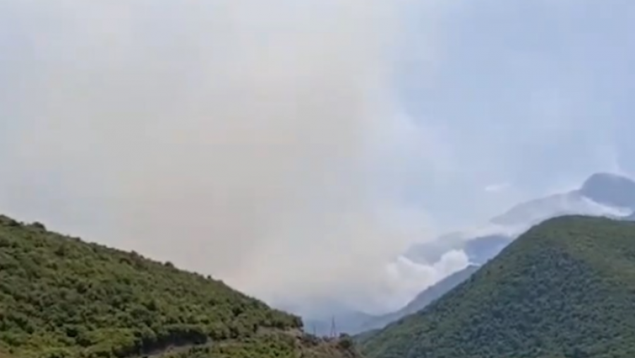 Dyshohet për banorë të bllokuar, situatë kritike nga zjarret në Gramsh