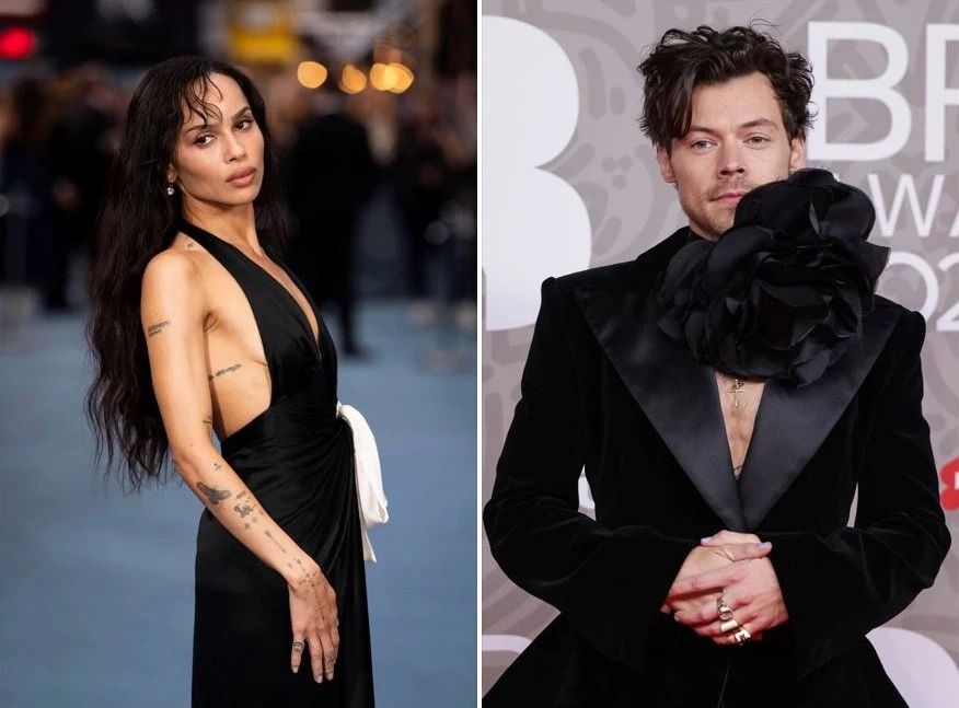 Zoë Kravitz dhe Harry Styles shihen bashkë në Romë