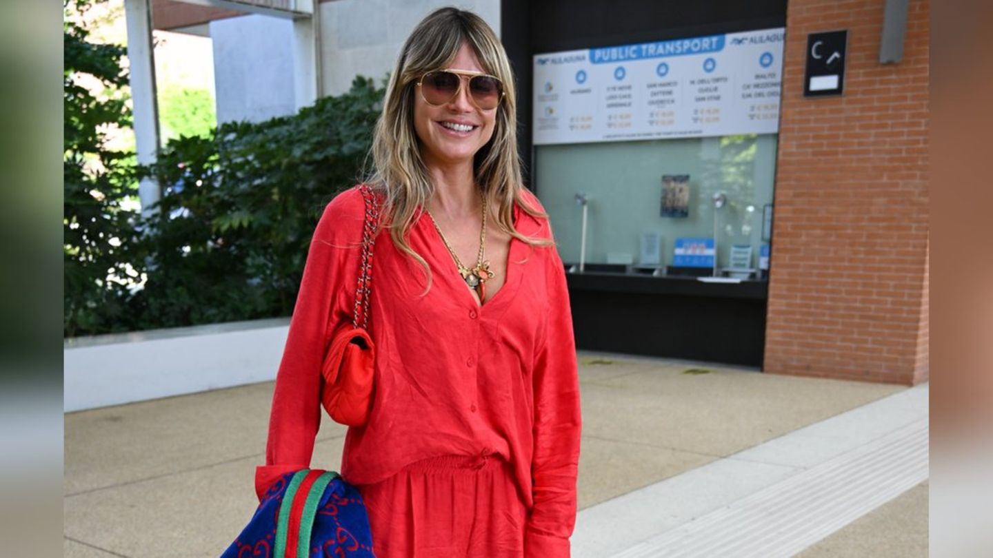 Në Venecia: Heidi Klum shkëlqen në një vështrim të plotë të plotë