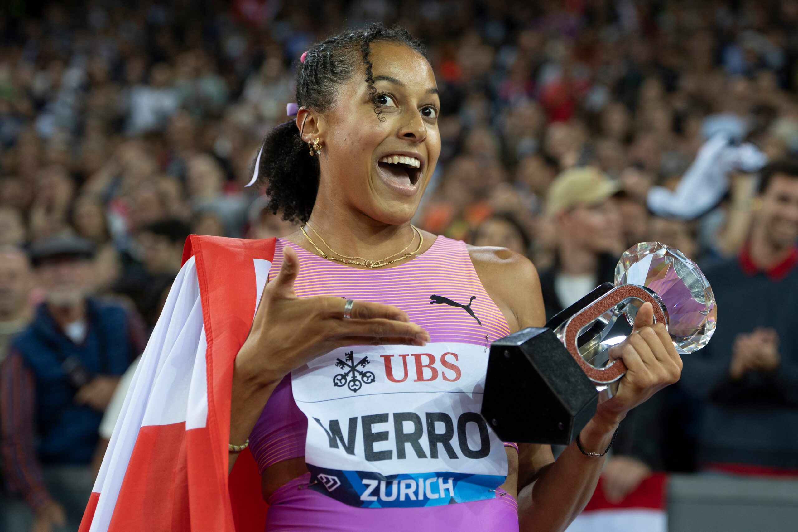 Titulli dhe një rekord i ri për Audrey Werro në 800 m