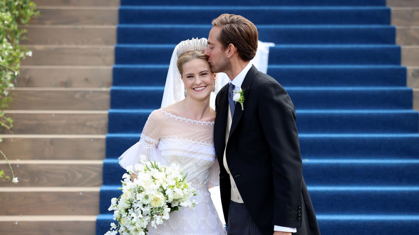 Princesha Marie Caroline + Leopoldo Maduro Vollmer: Princesha Marie Caroline me burrin e saj është kaq intime
