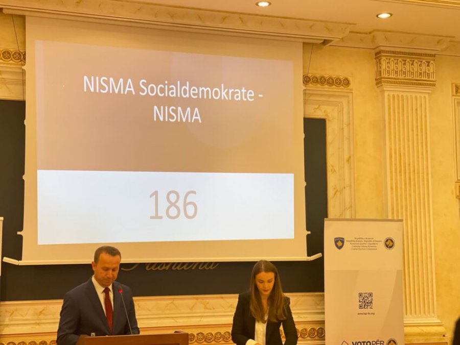 Nisma garon me numrin 186 në zgjedhjet lokale